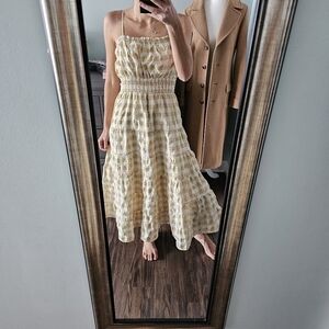 NEW Sweet en Forme Plaid Midi Dress